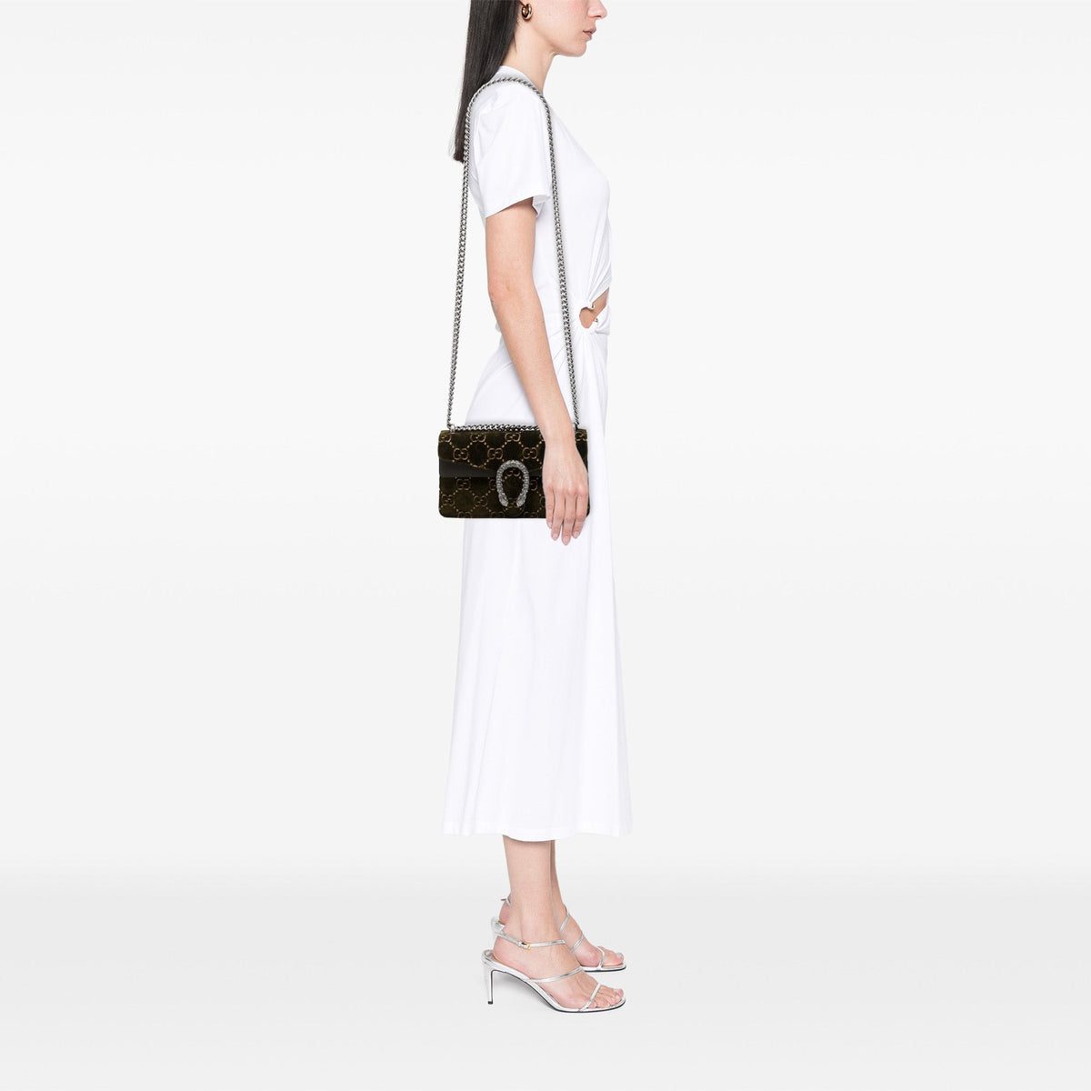 Gucci Medium GG Velvet Dionysus Crossbody