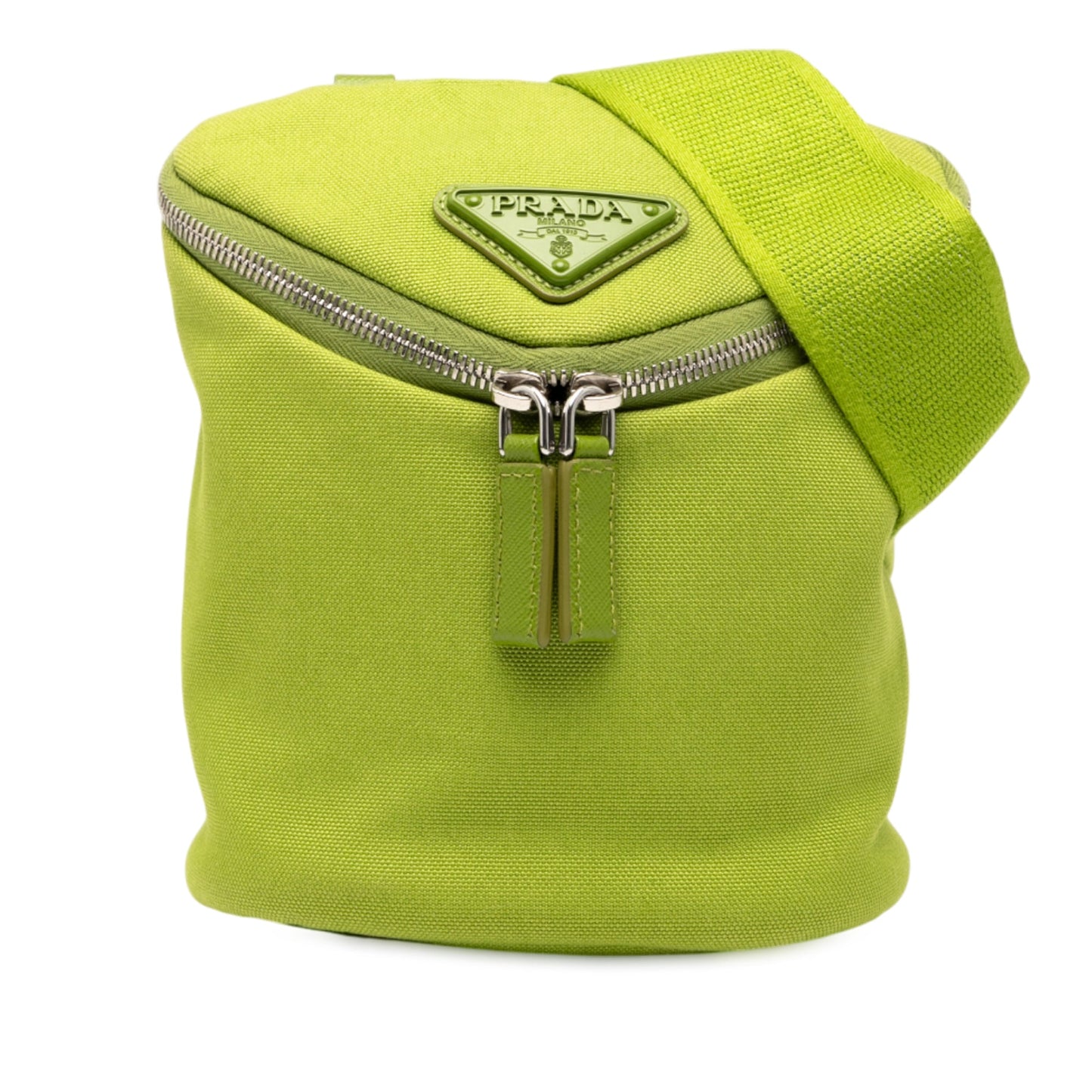 Prada Canvas Zipped Crossbody