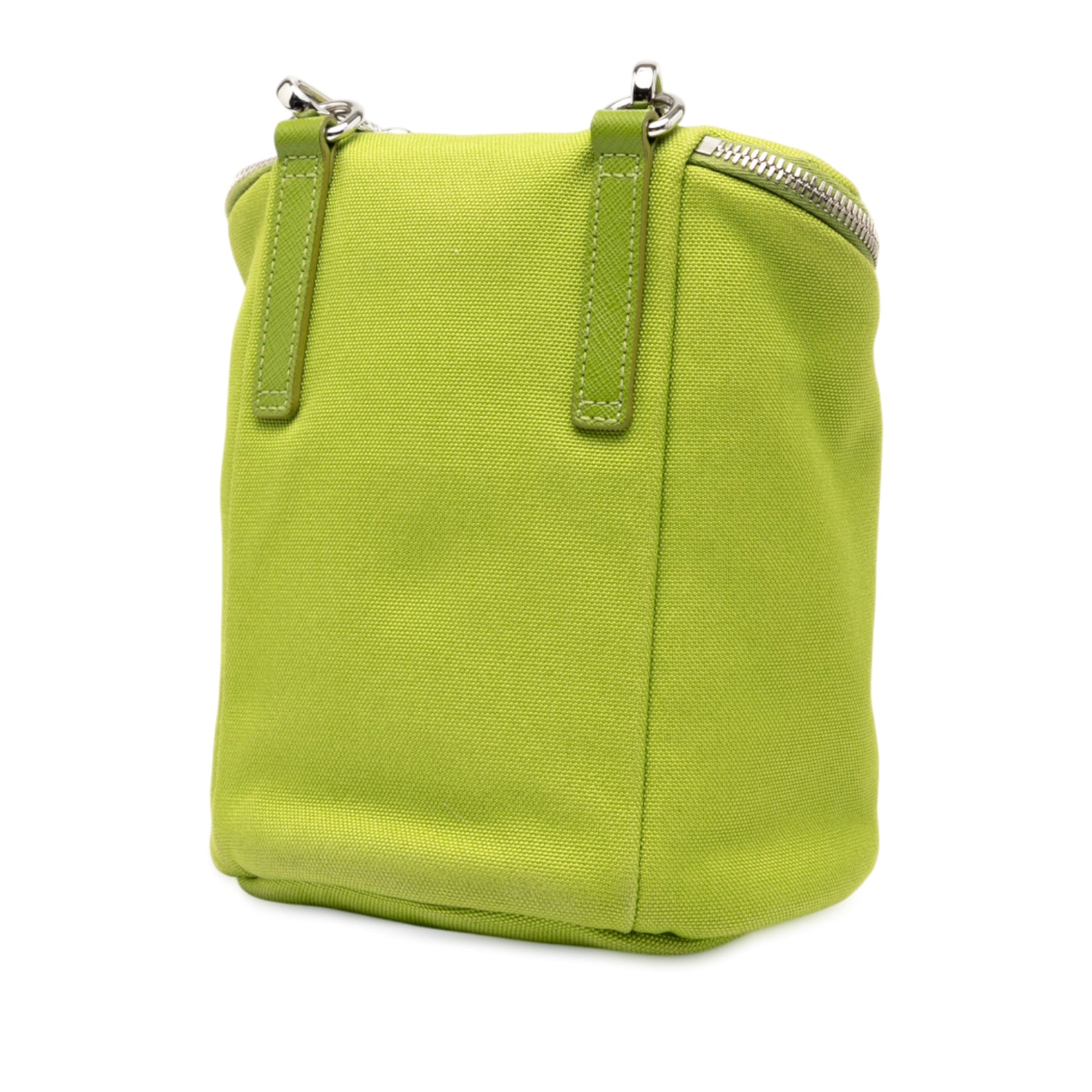 Prada Canvas Zipped Crossbody