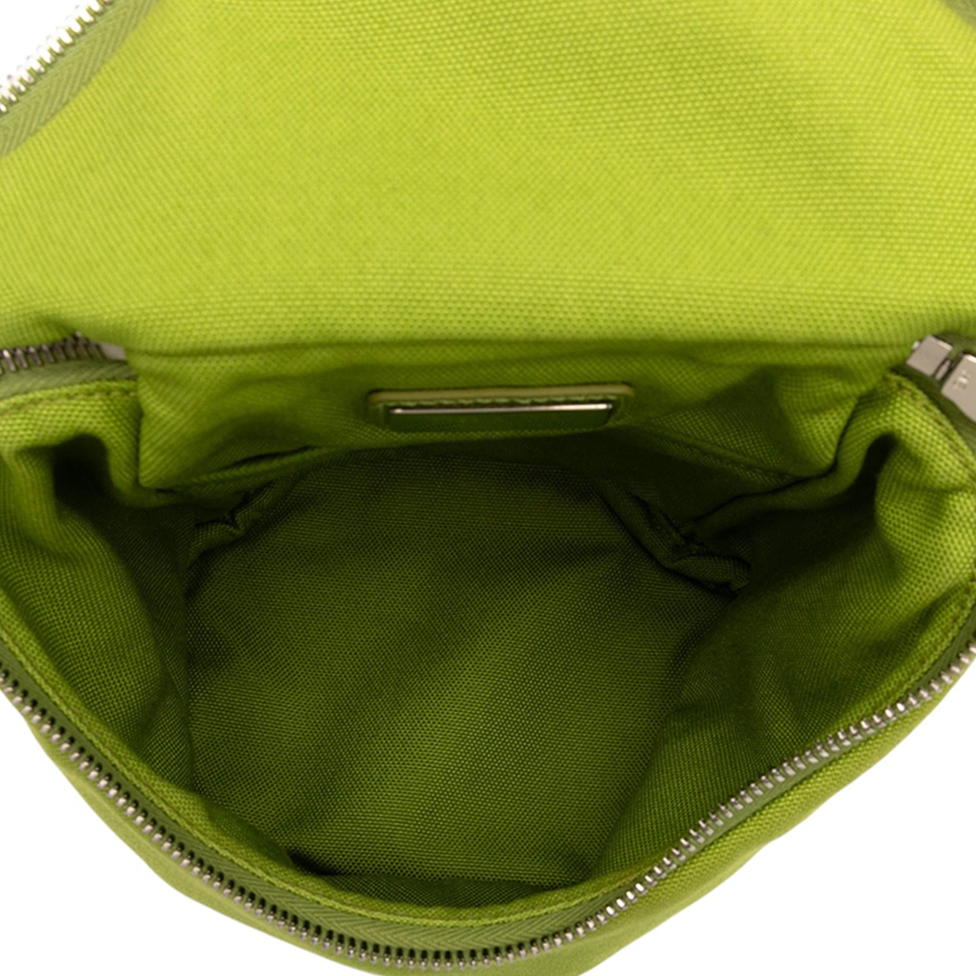 Prada Canvas Zipped Crossbody