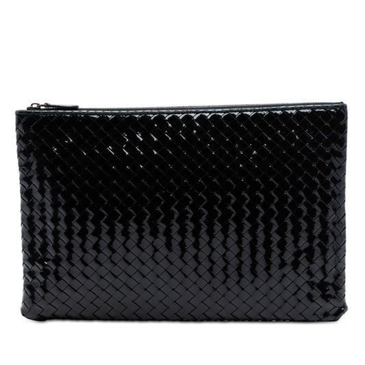 Patent Intrecciato Clutch