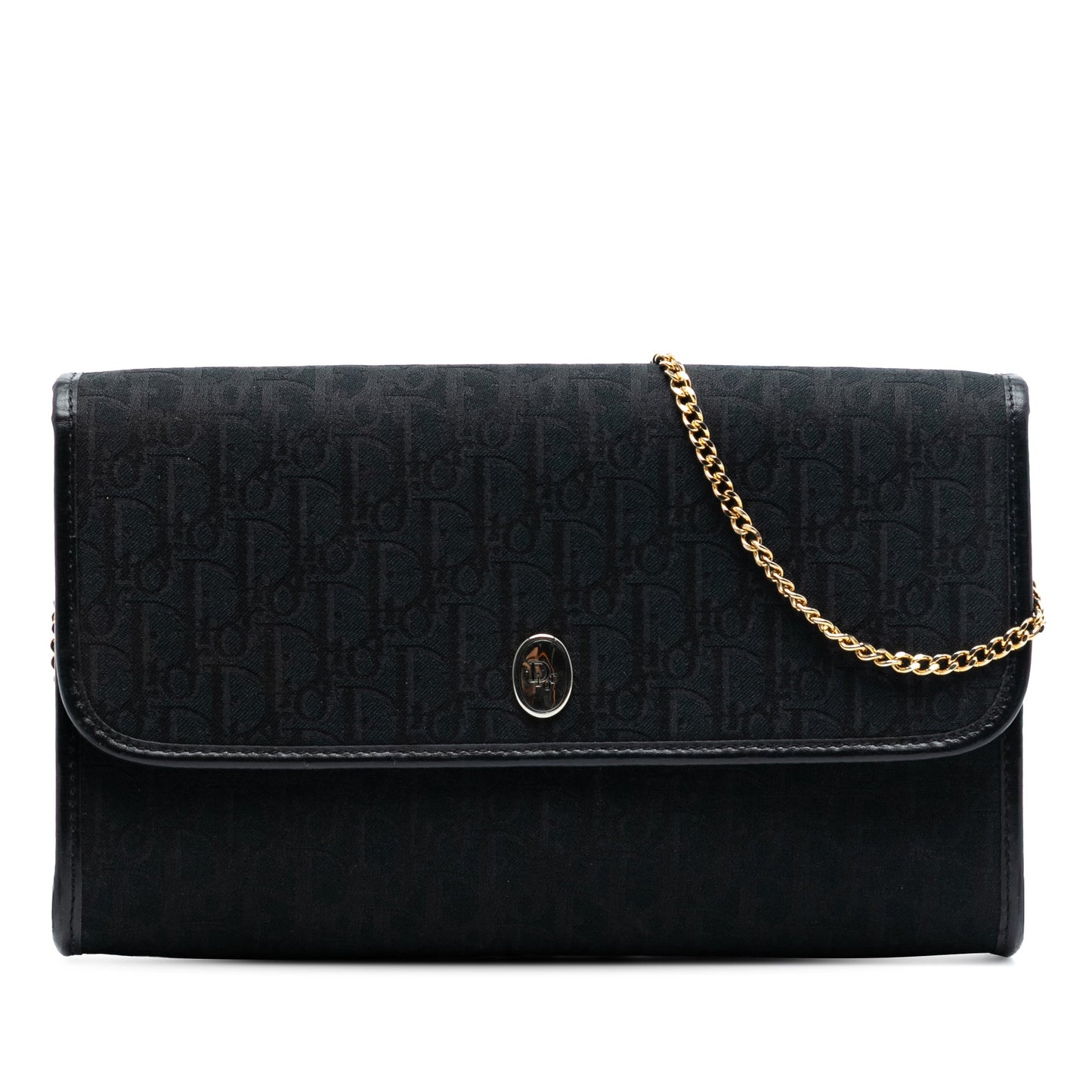 Dior Diorissimo Trotter Canvas Chain Shoulder Bag