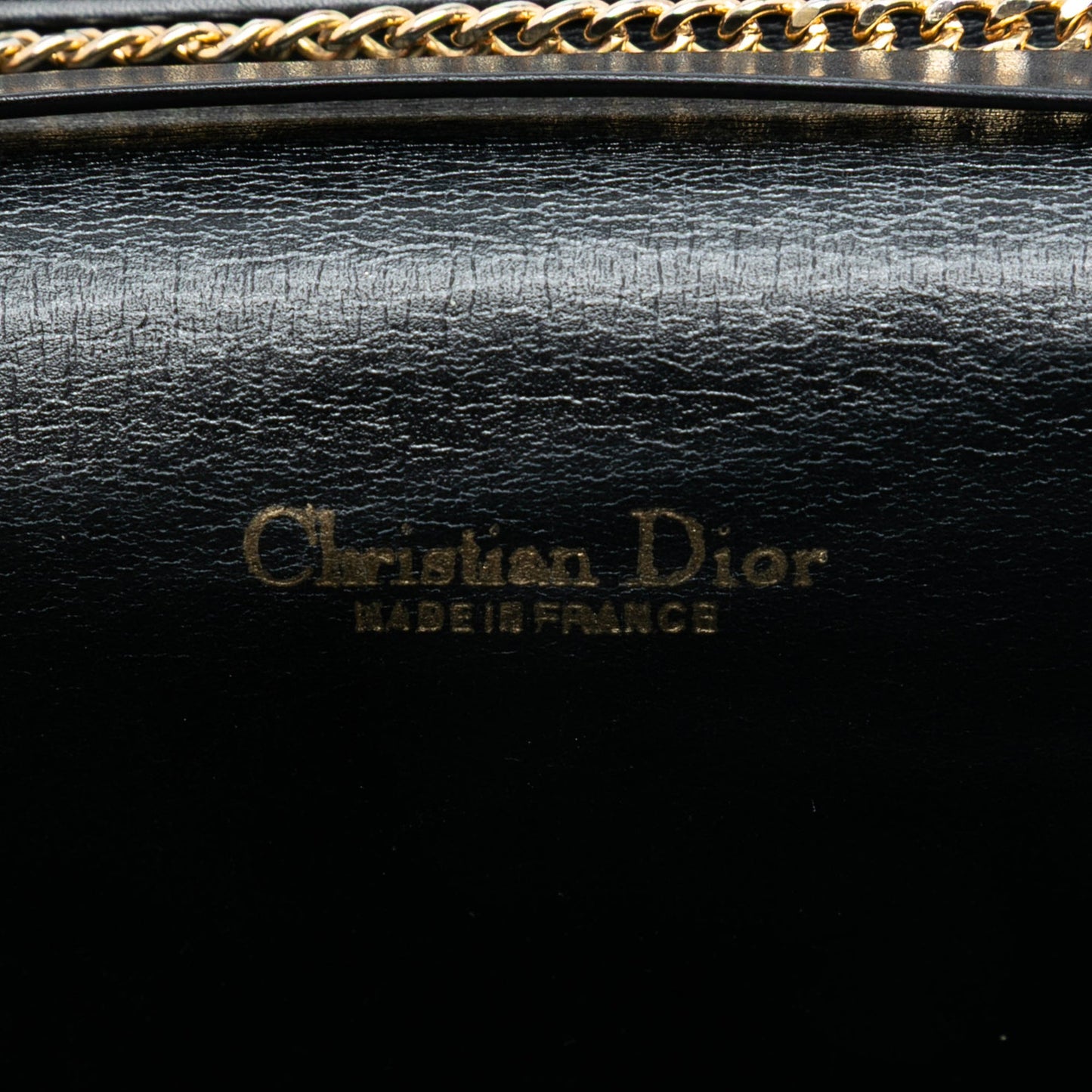 Dior Diorissimo Trotter Canvas Chain Shoulder Bag