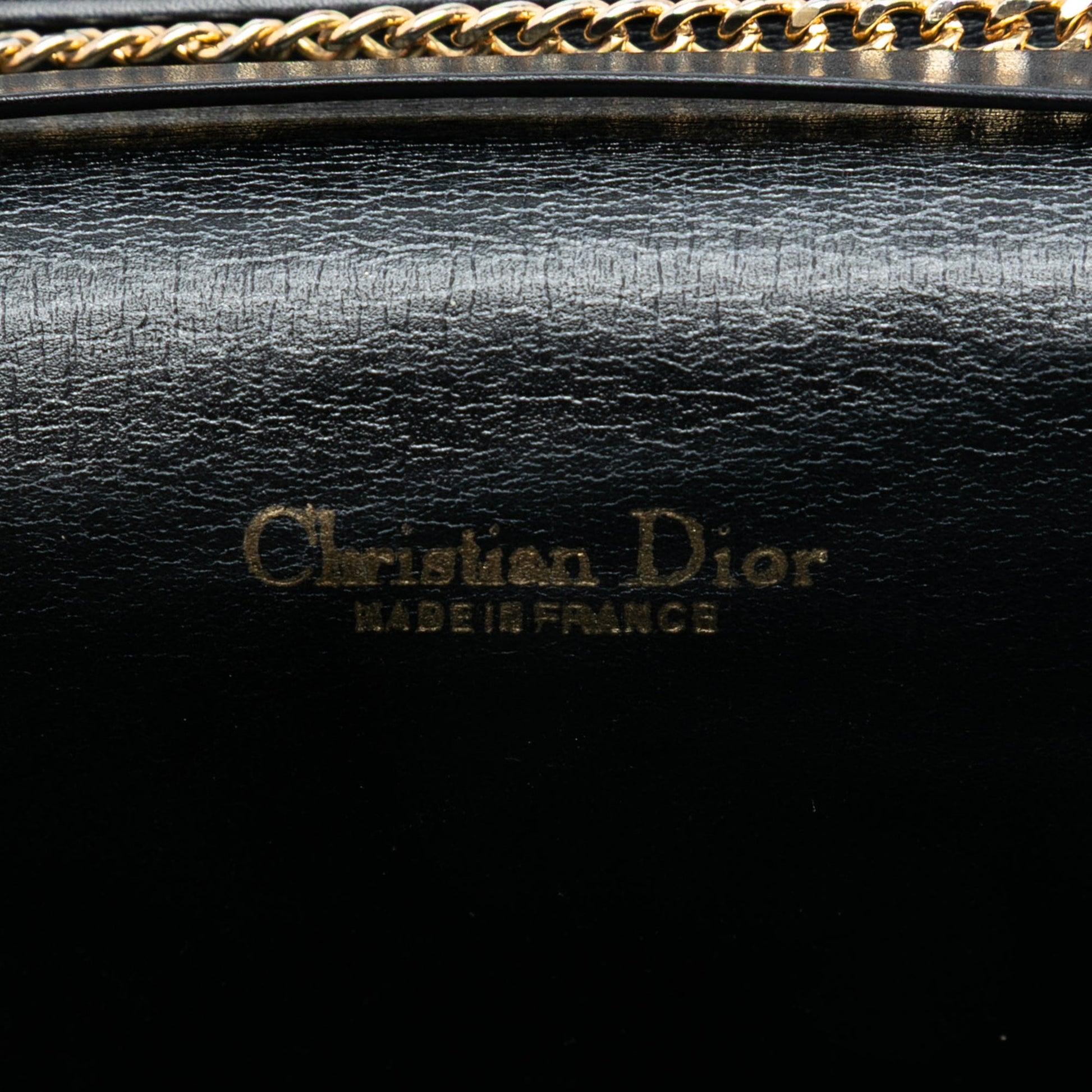 Dior Diorissimo Trotter Canvas Chain Shoulder Bag