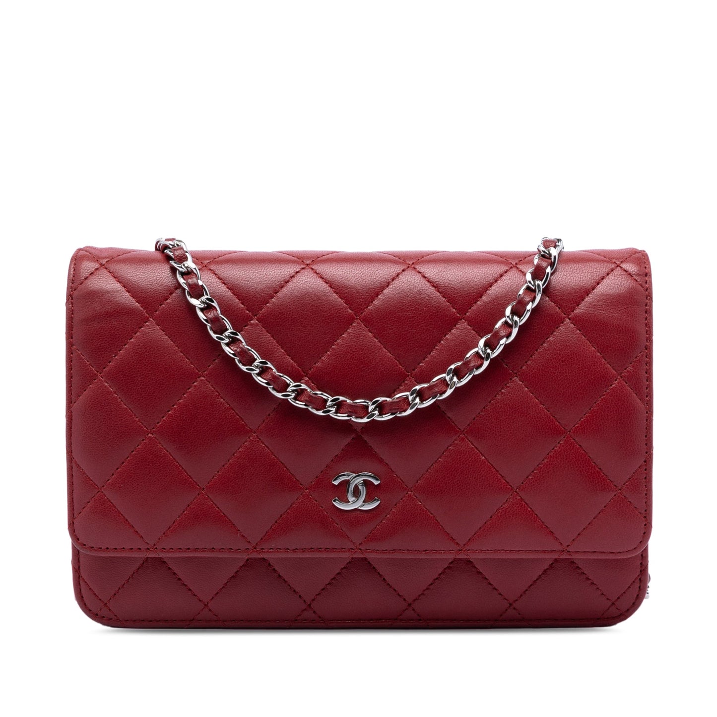 Chanel CC Quilted Lambskin Wallet on Chain
