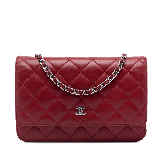 Chanel CC Quilted Lambskin Wallet on Chain