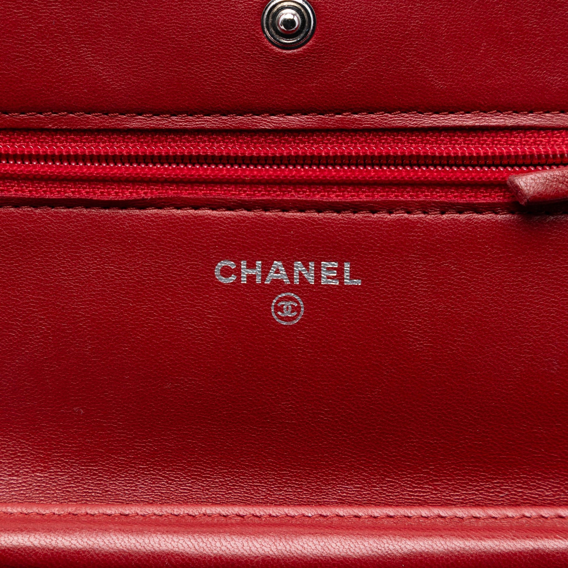 Chanel CC Quilted Lambskin Wallet on Chain