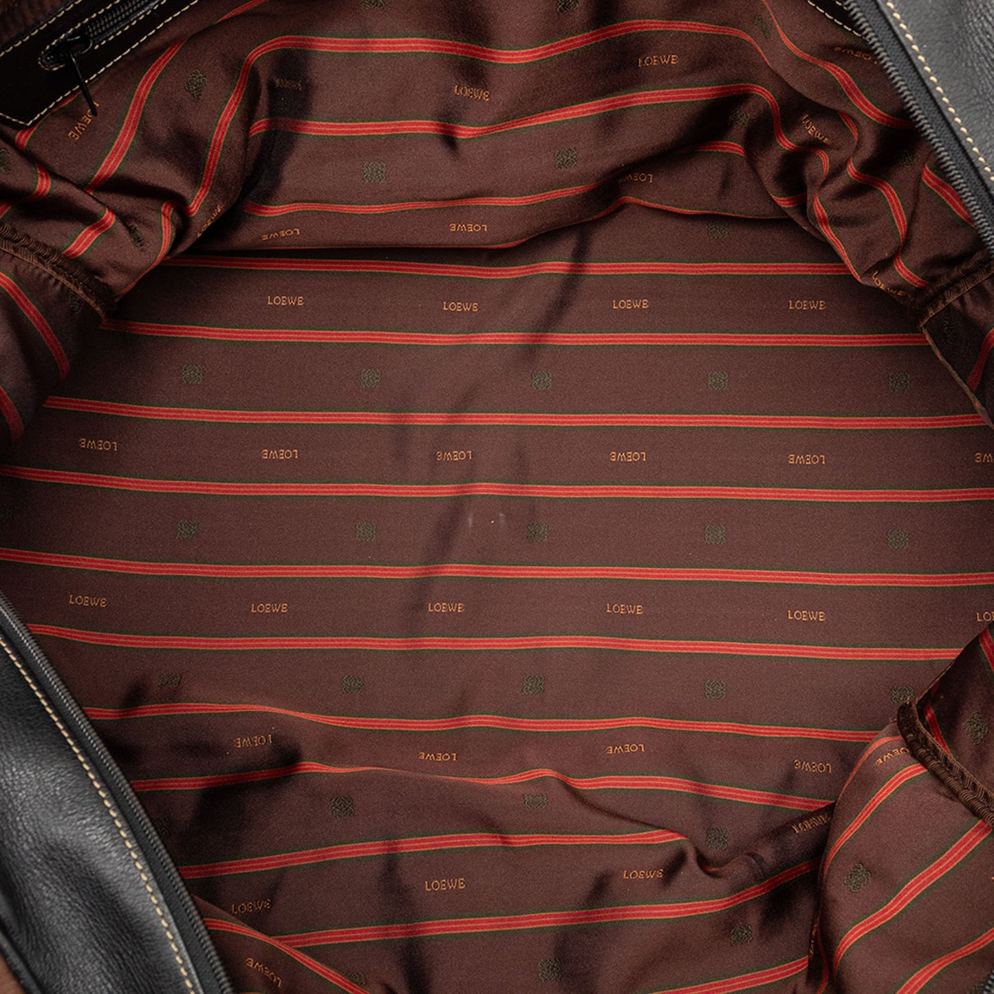 Bicolor Suede and Calfskin Velazquez Twist Travel Bag