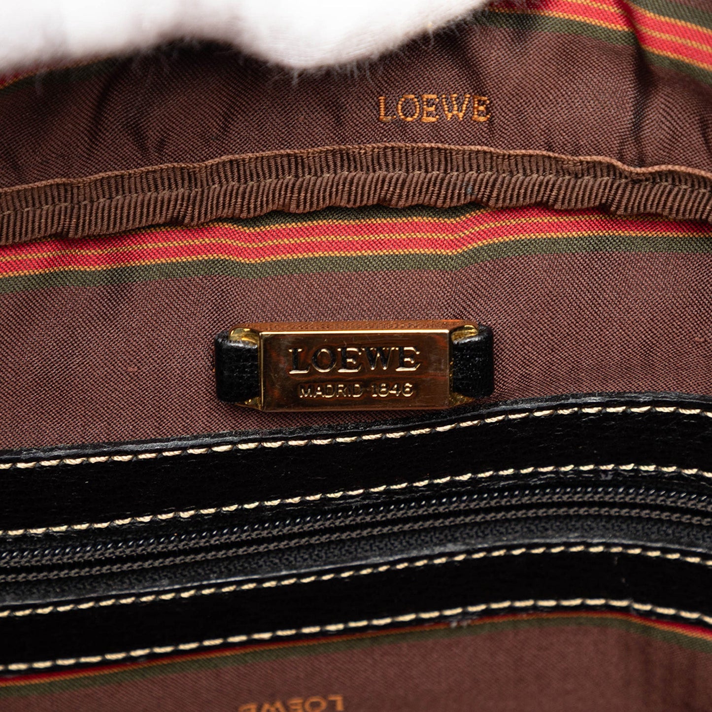 Bicolor Suede and Calfskin Velazquez Twist Travel Bag