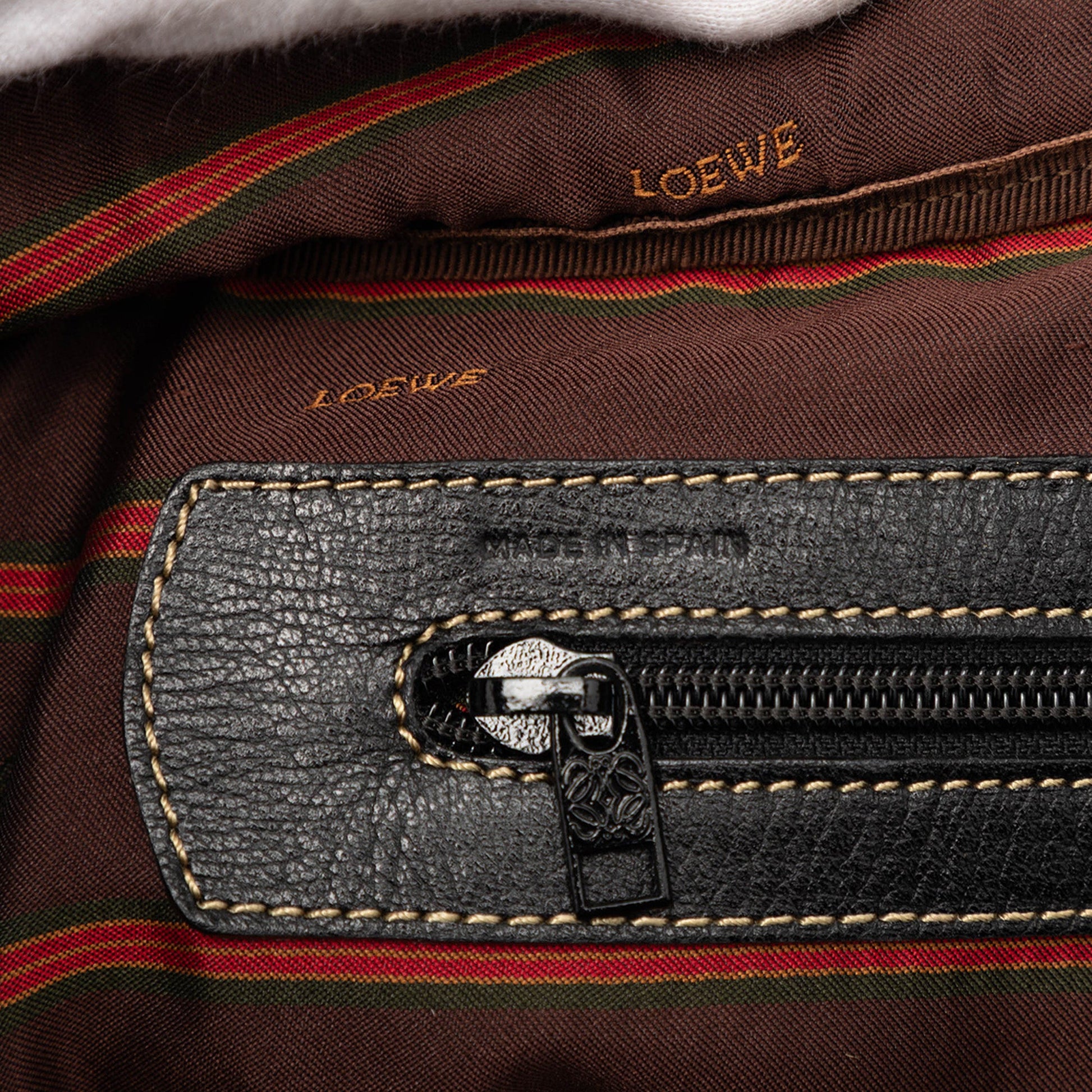 Bicolor Suede and Calfskin Velazquez Twist Travel Bag
