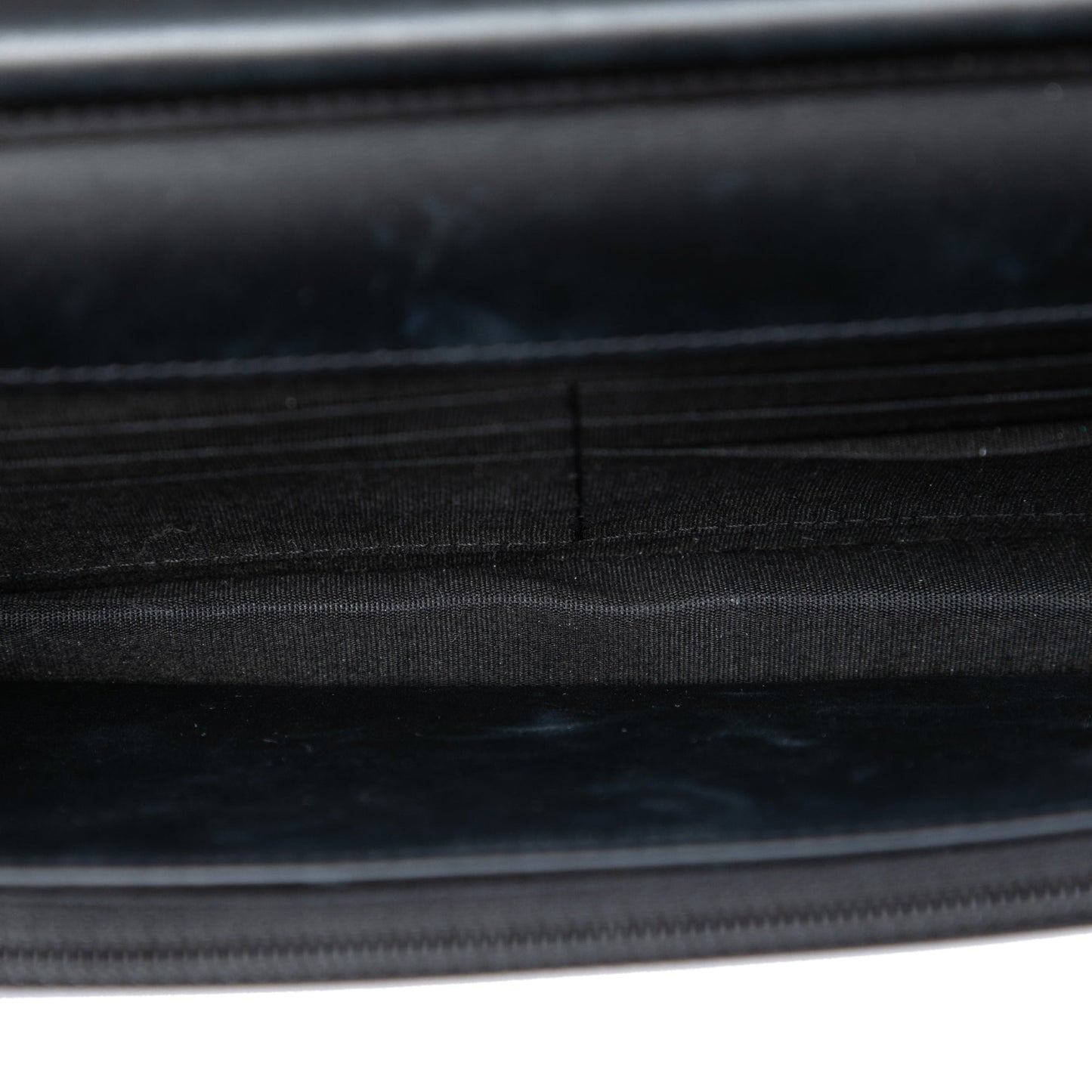 Chanel Quilted Patent Boy Wallet on Chain