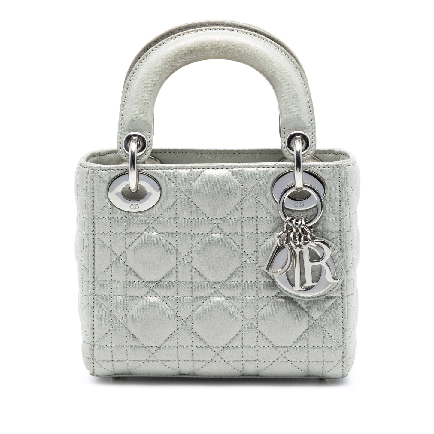 Dior Mini Iridescent Lambskin Cannage Lady Dior