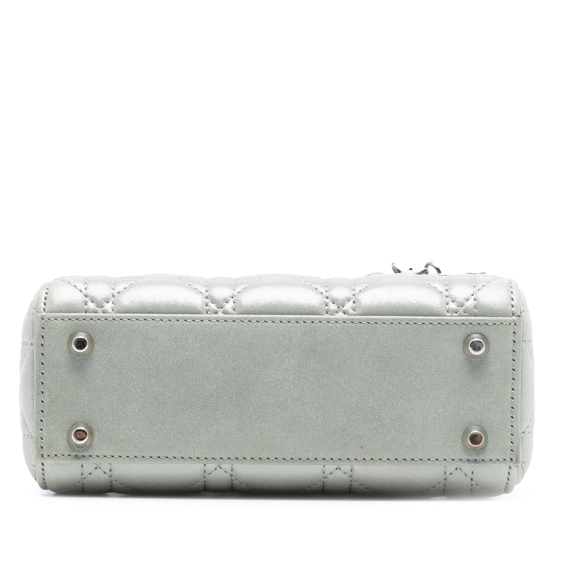Dior Mini Iridescent Lambskin Cannage Lady Dior