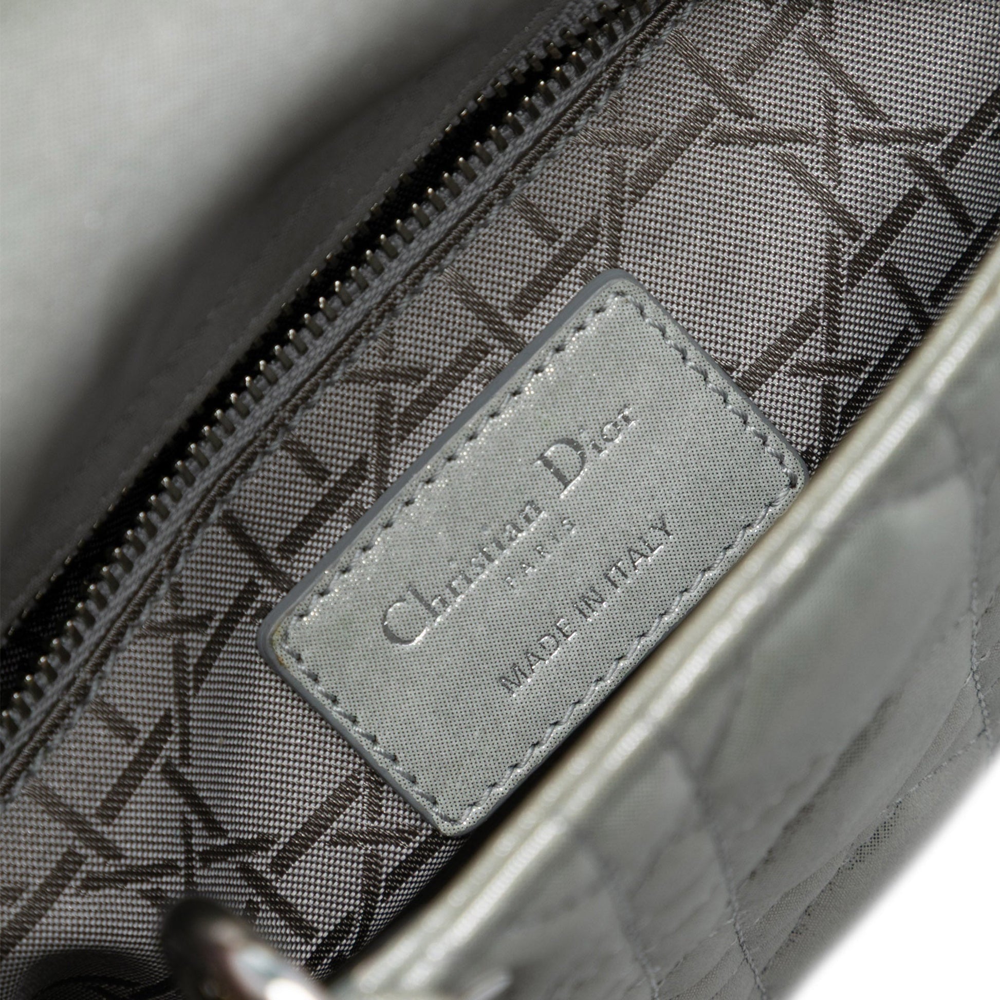 Dior Mini Iridescent Lambskin Cannage Lady Dior