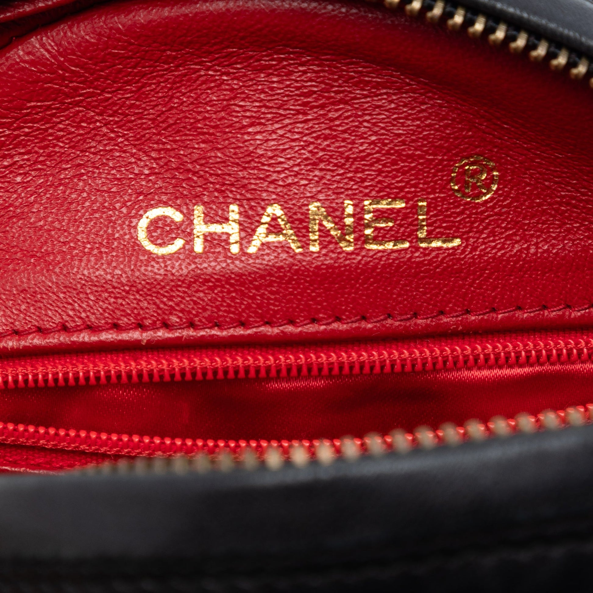 Chanel CC Quilted Satin Tassel Round Shoulder Bag