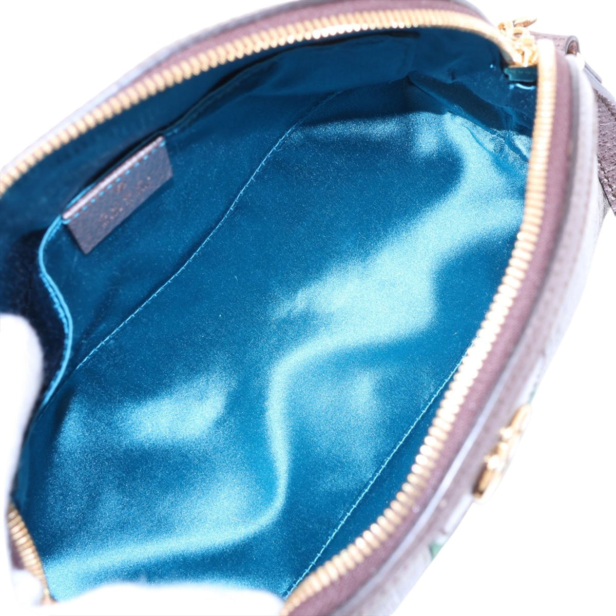 Gucci Small GG Supreme Web Ophidia Dome Crossbody — Beige
