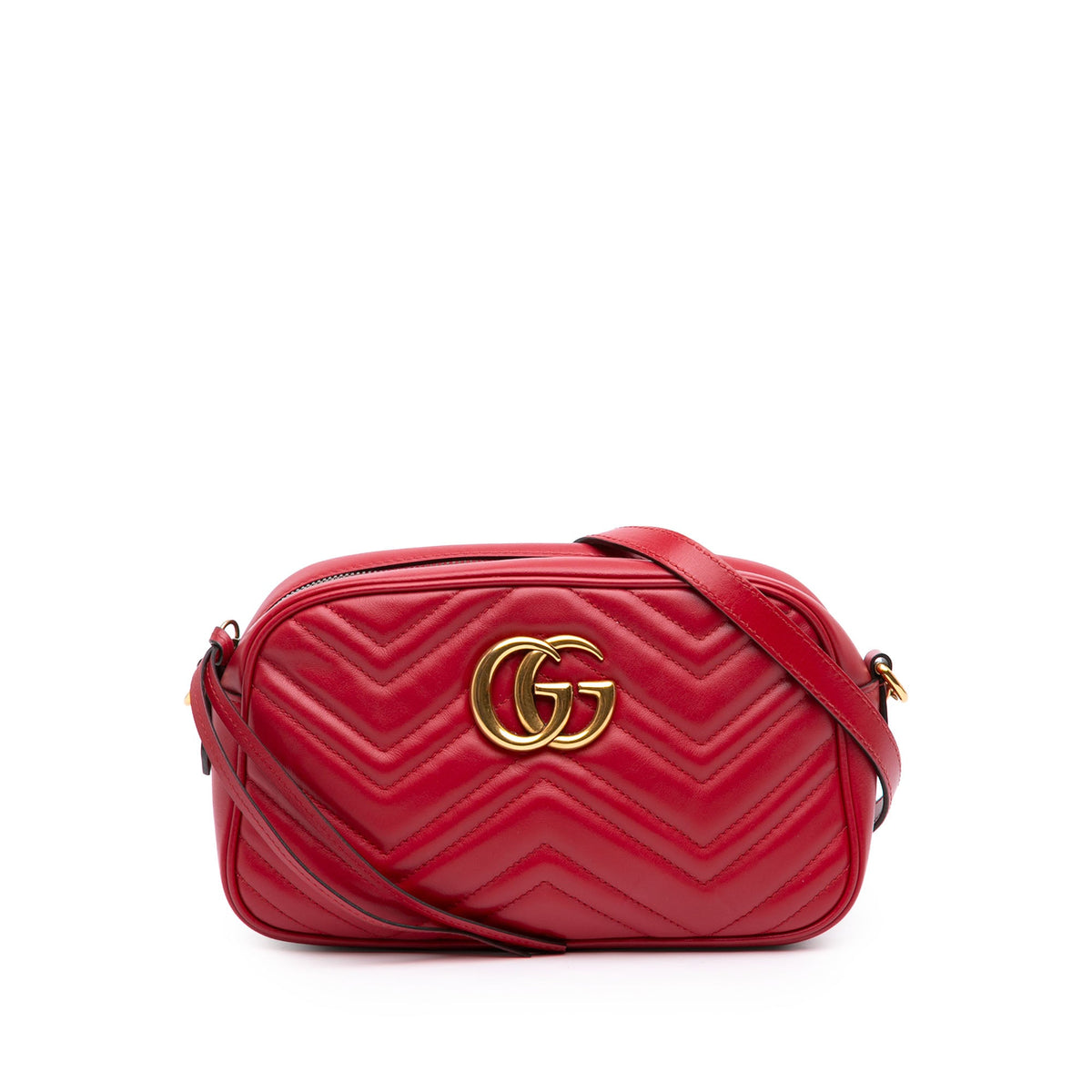 Gucci Small GG Marmont Matelasse Leather Crossbody