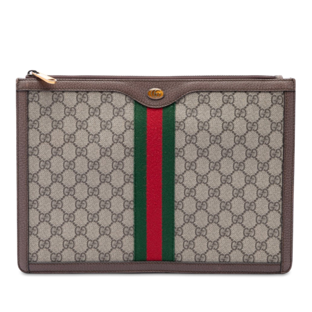 Gucci GG Supreme Web Ophidia Clutch