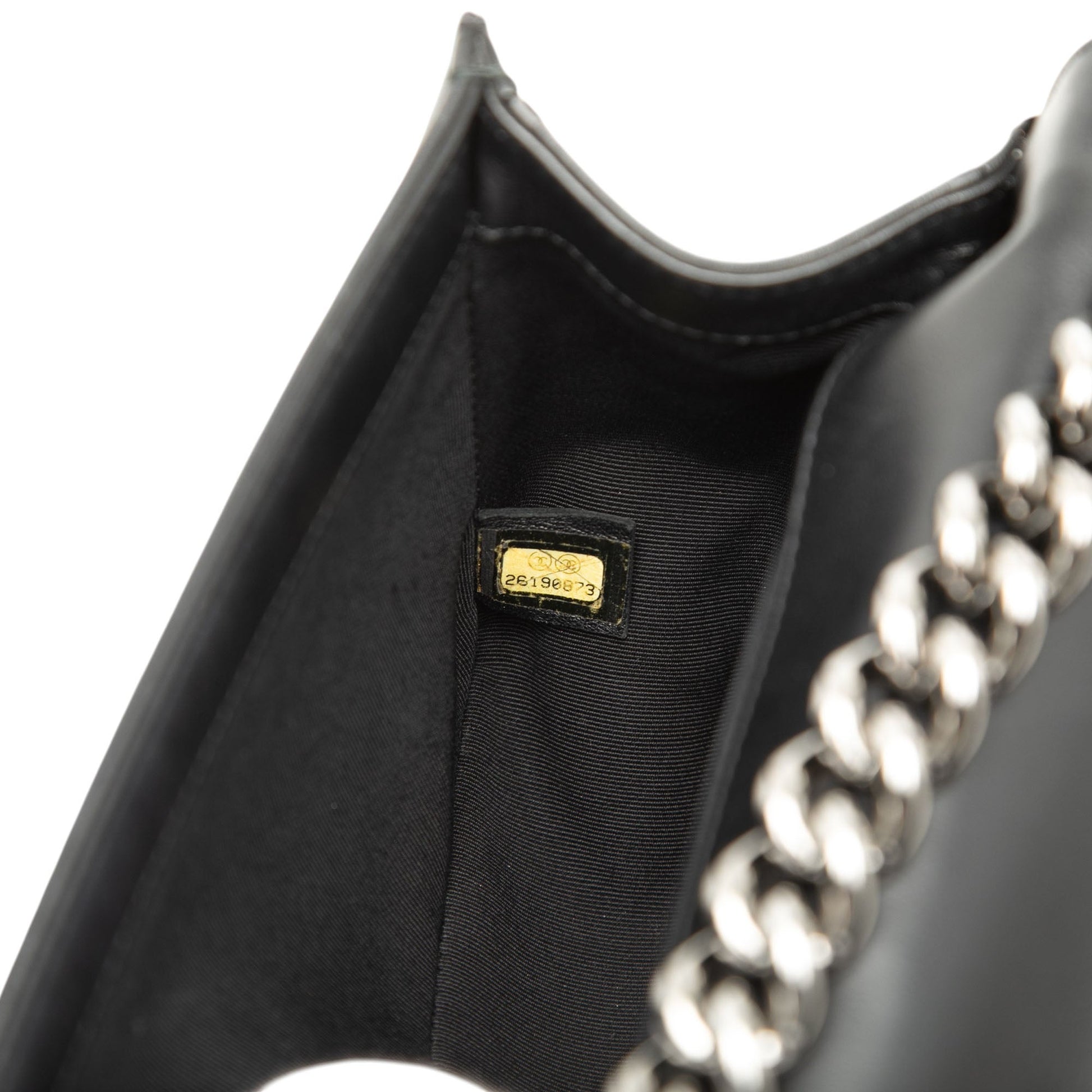 Chanel Old Medium Chevron Lambskin Boy Flap