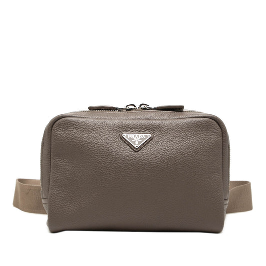 Prada Vitello Daino Zip Belt Bag