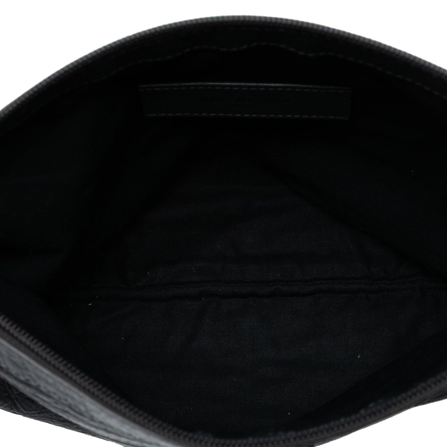Balenciaga Lambskin Motocross Classic Clip Clutch