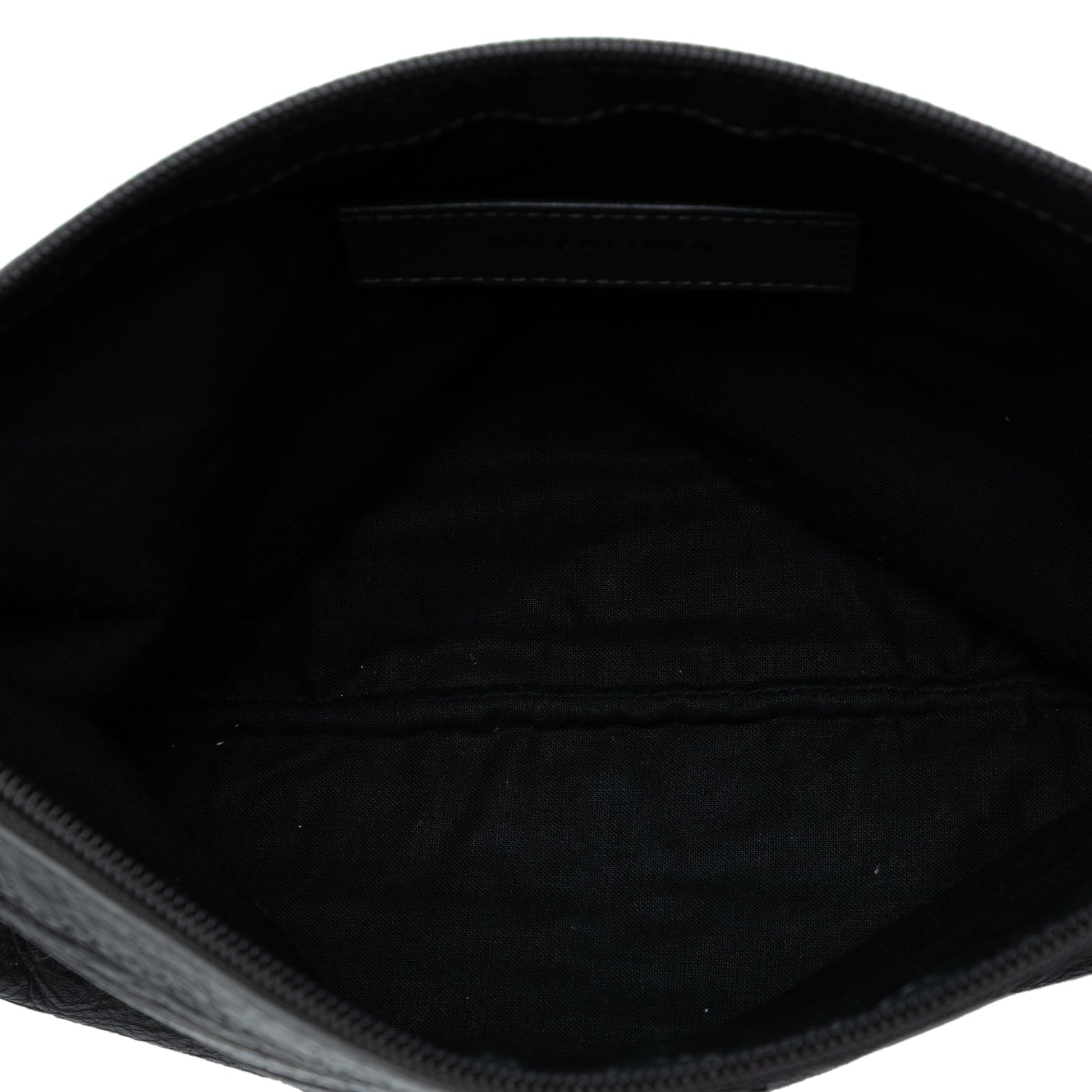 Balenciaga Lambskin Motocross Classic Clip Clutch