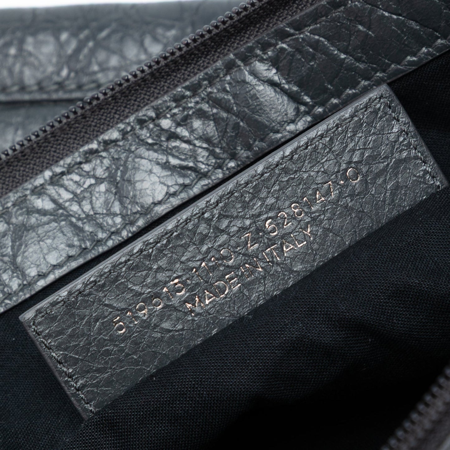 Balenciaga Lambskin Motocross Classic Clip Clutch