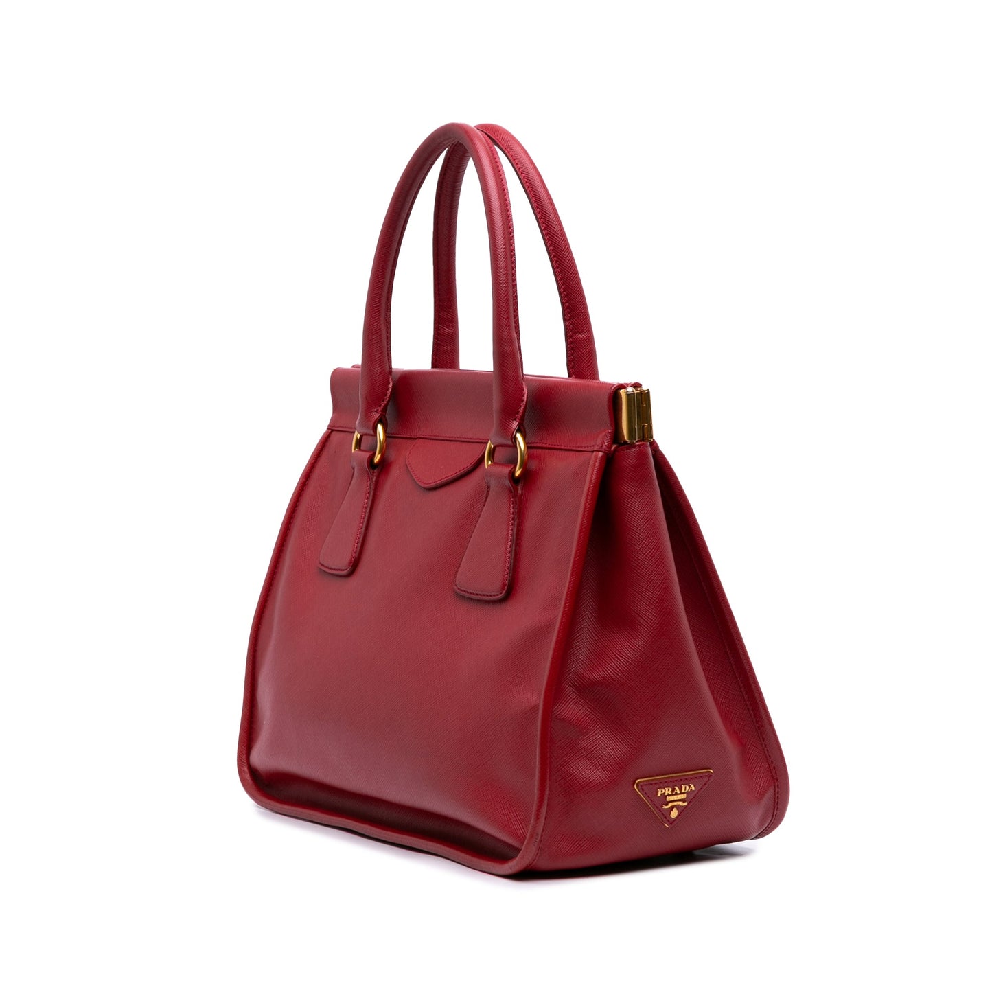 Prada Saffiano Lux Frame Tote
