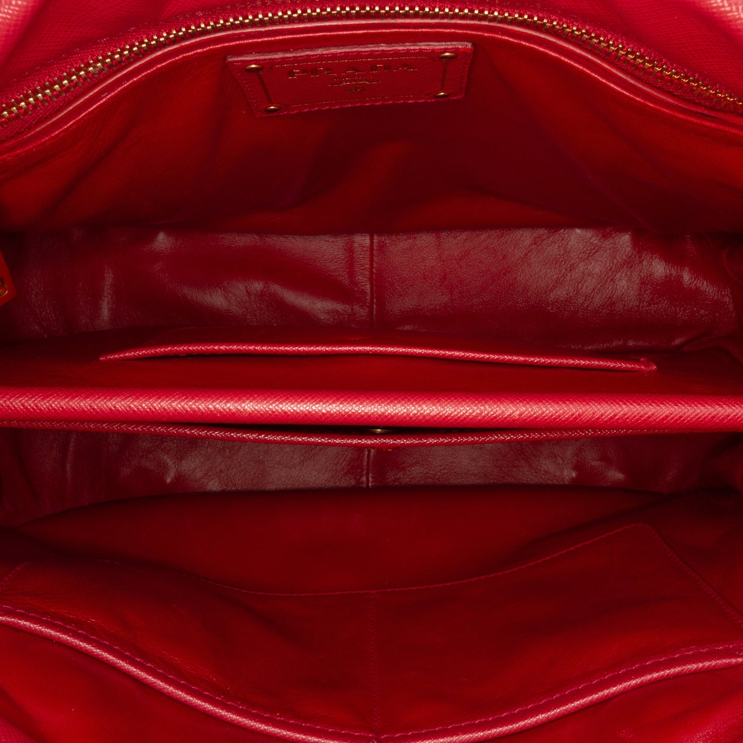 Prada Saffiano Lux Frame Tote