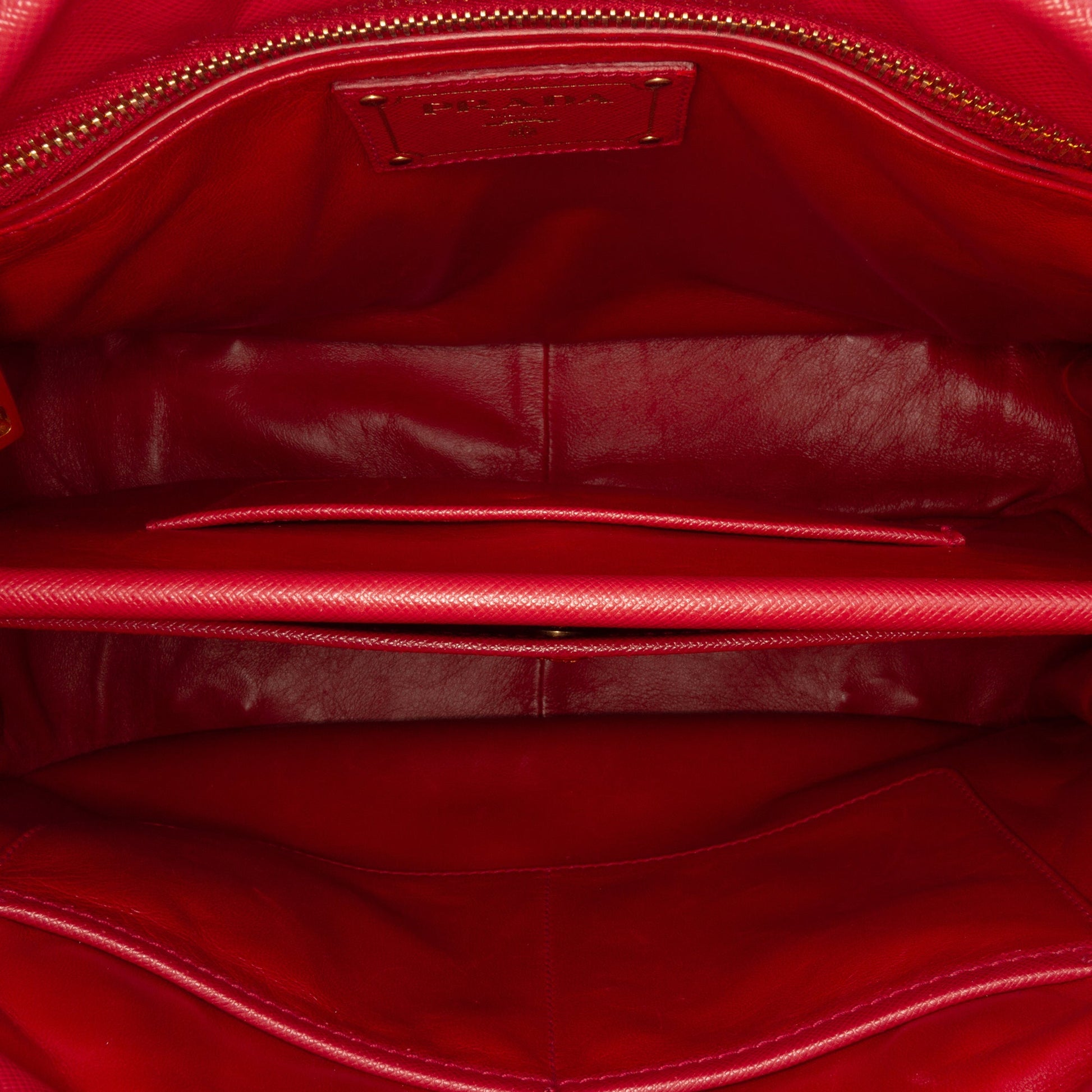 Prada Saffiano Lux Frame Tote