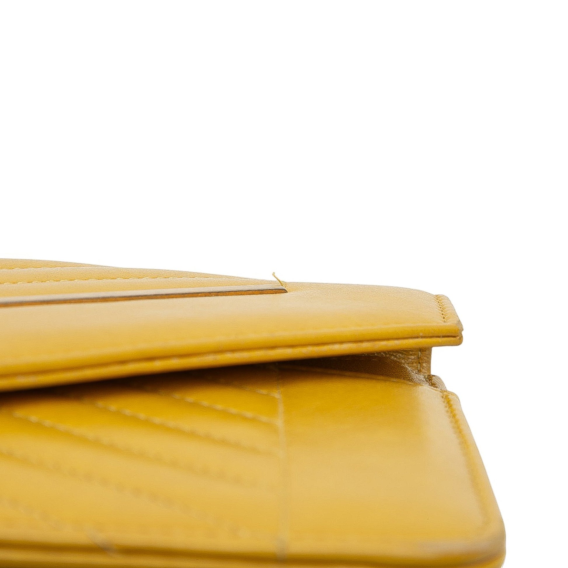 Chanel Small Reversed Chevron Lambskin Flap