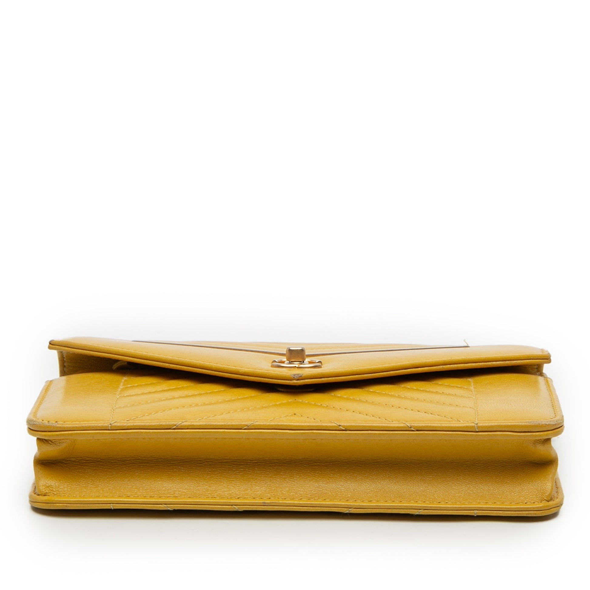 Chanel Small Reversed Chevron Lambskin Flap