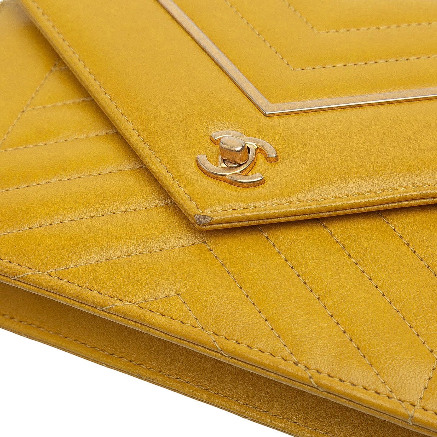 Chanel Small Reversed Chevron Lambskin Flap