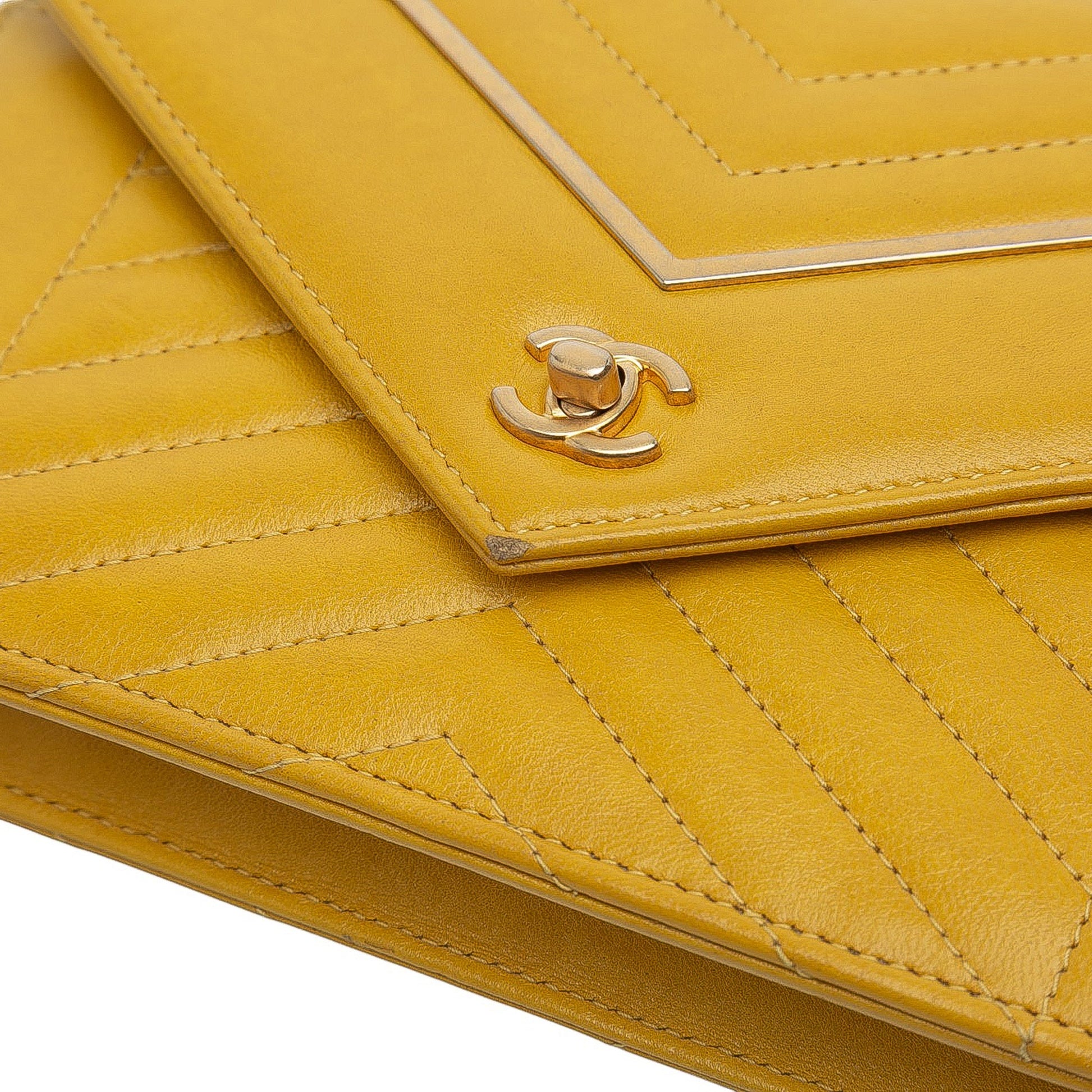 Chanel Small Reversed Chevron Lambskin Flap