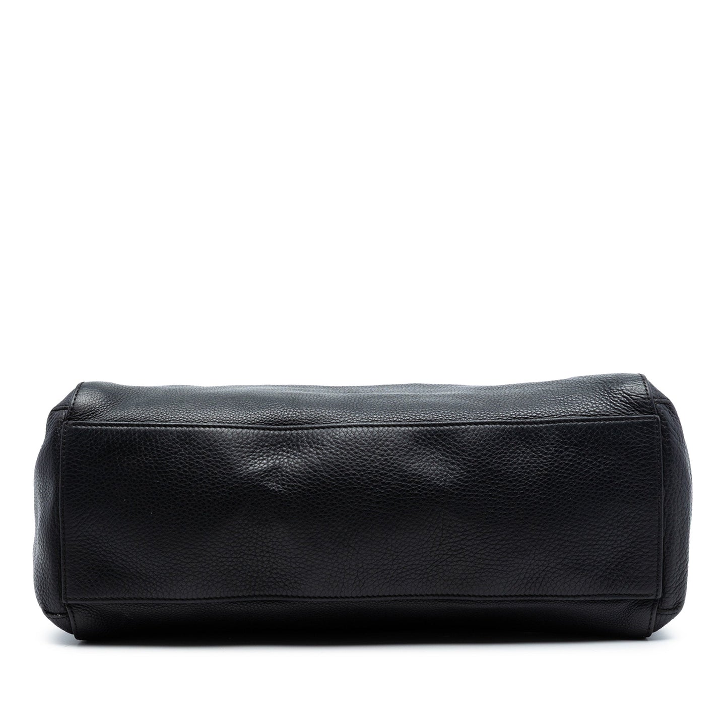 Pebbled Leather Lady Tassel Tote
