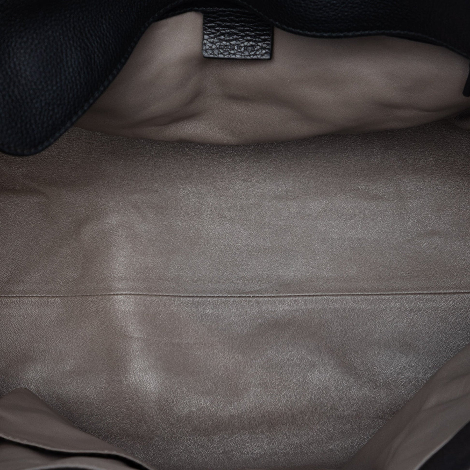 Pebbled Leather Lady Tassel Tote