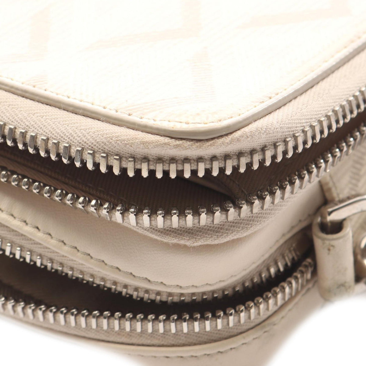 Dior CD Diamond Coated Canvas Zipped Pouch with Strap