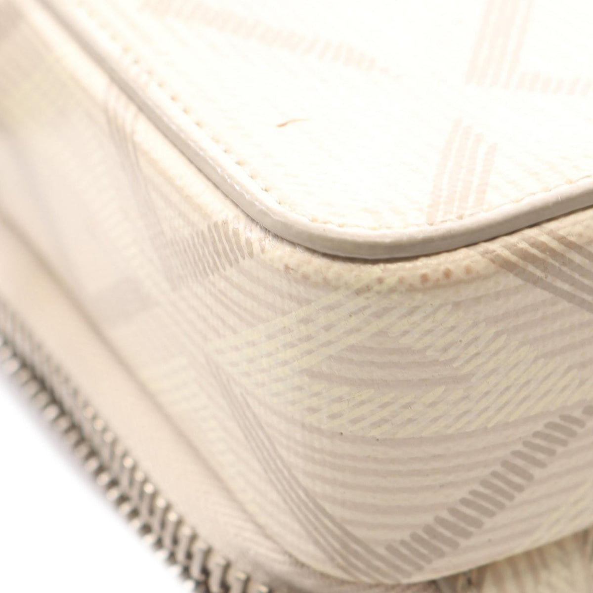 Dior CD Diamond Coated Canvas Zipped Pouch with Strap