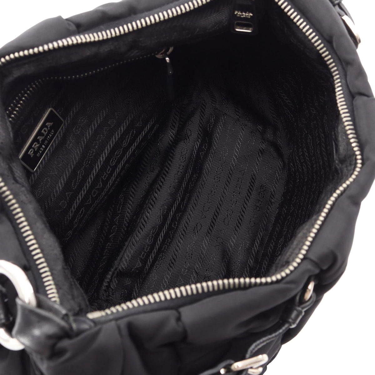 Prada Impuntu Tessuto Shoulder Bag
