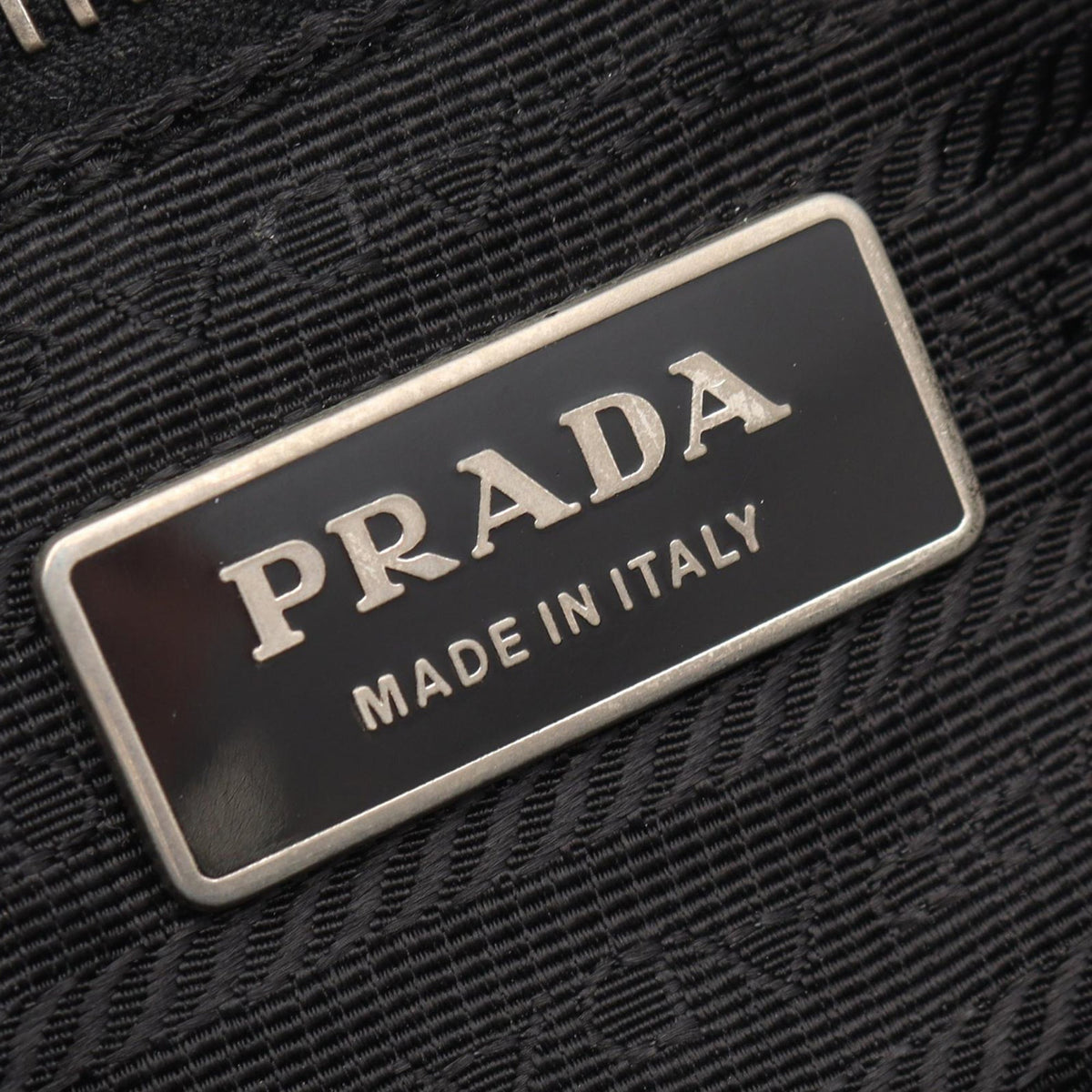 Prada Impuntu Tessuto Shoulder Bag