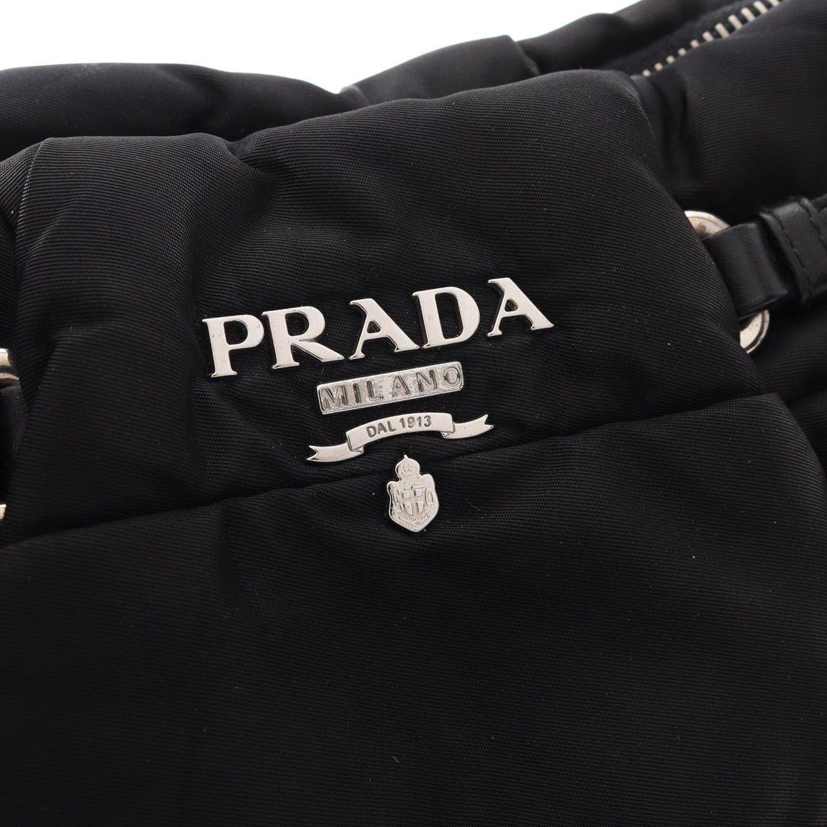 Prada Impuntu Tessuto Shoulder Bag