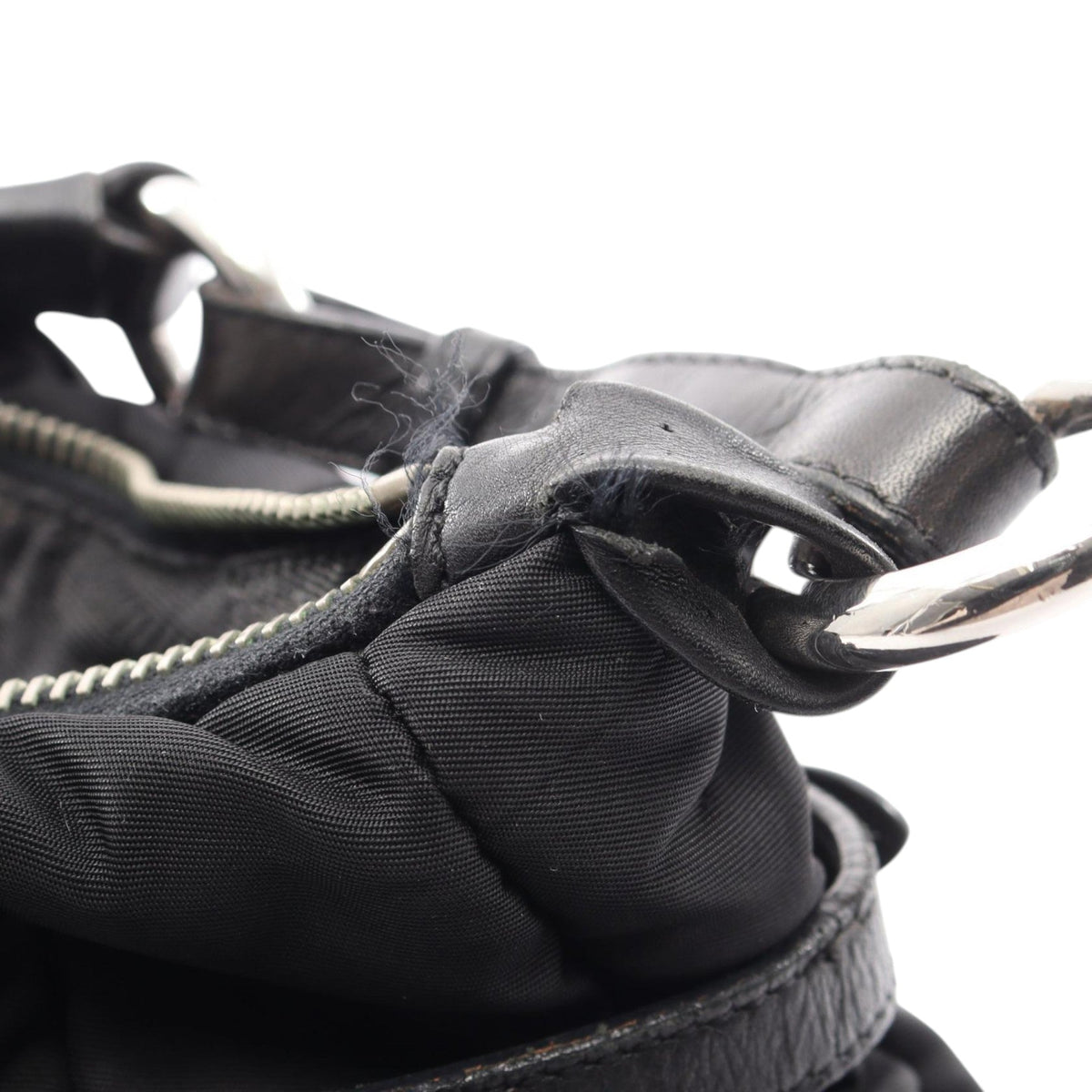 Prada Impuntu Tessuto Shoulder Bag
