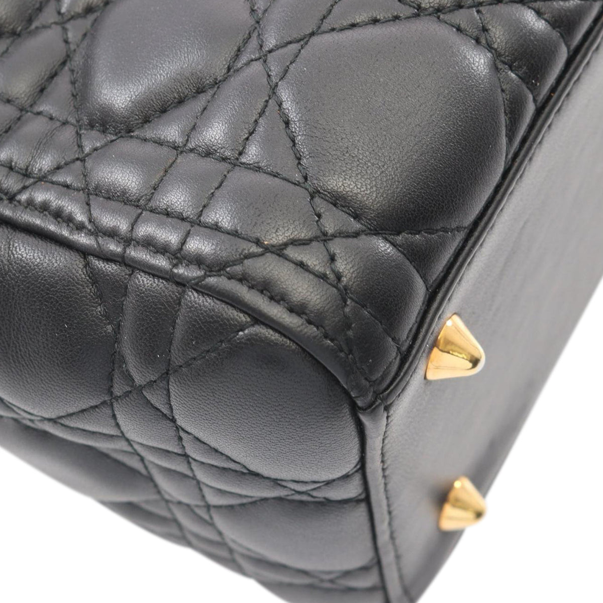 Dior Medium Lambskin Cannage Lady Dior
