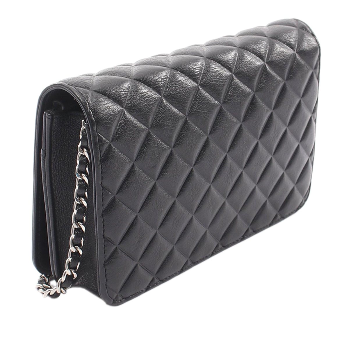 Chanel CC Quilted Calfskin Wallet on Chain
