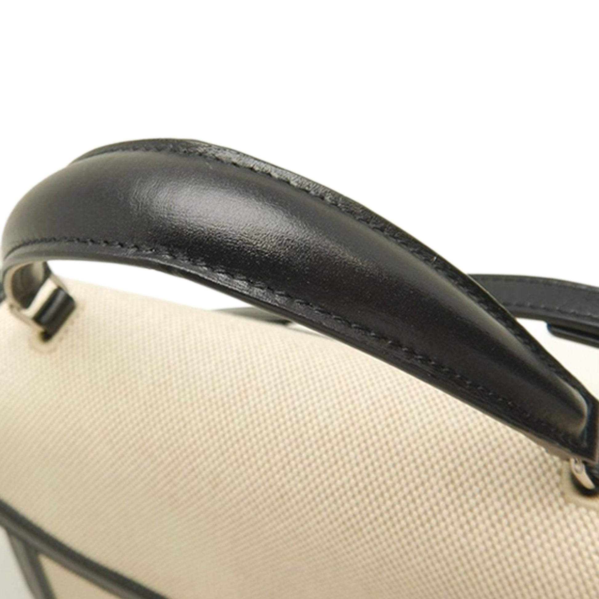 Saint Laurent Medium Canvas Cassandra Top Handle Bag
