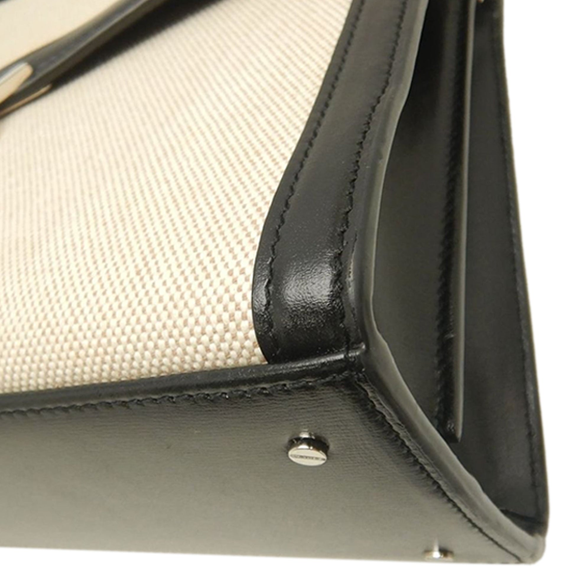 Saint Laurent Medium Canvas Cassandra Top Handle Bag