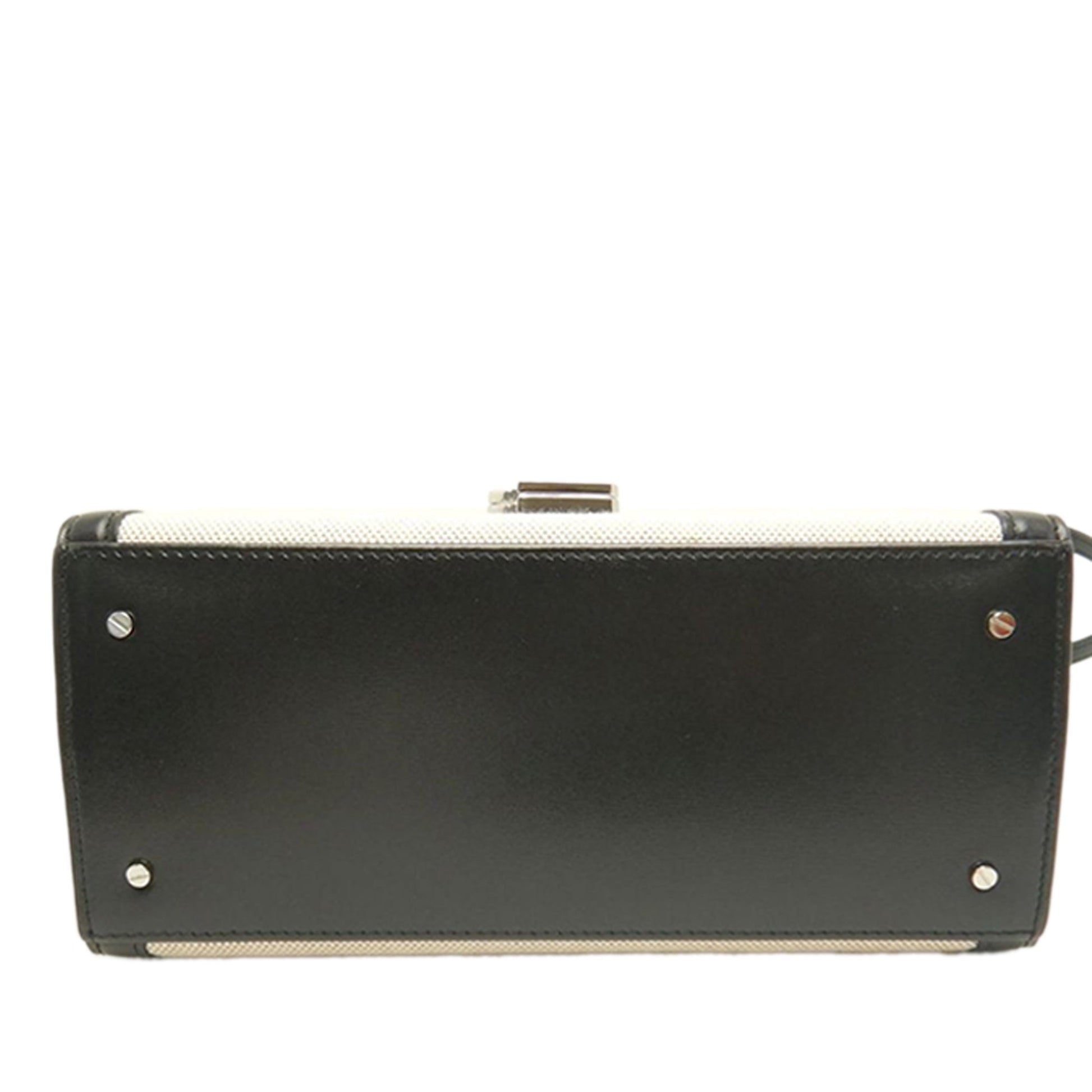 Saint Laurent Medium Canvas Cassandra Top Handle Bag