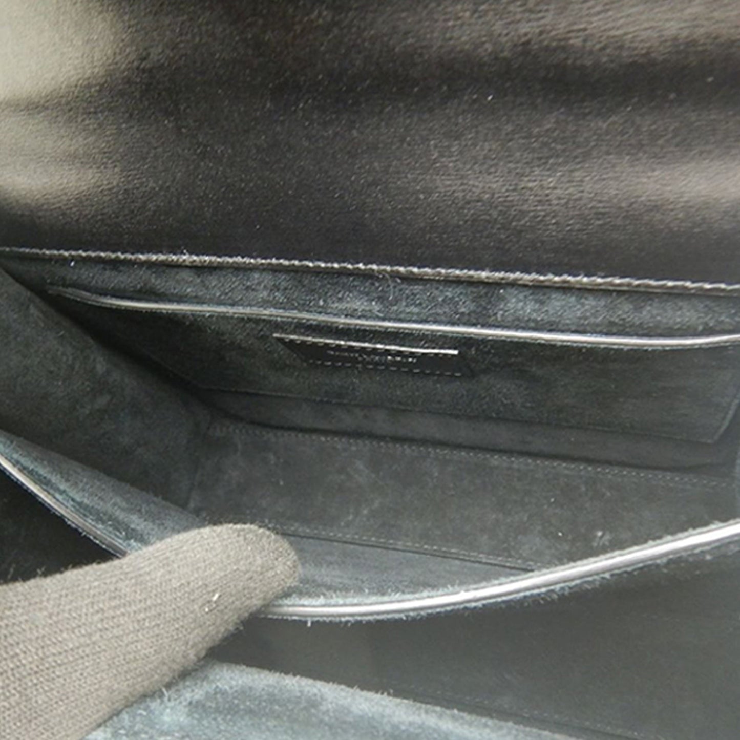 Saint Laurent Medium Canvas Cassandra Top Handle Bag