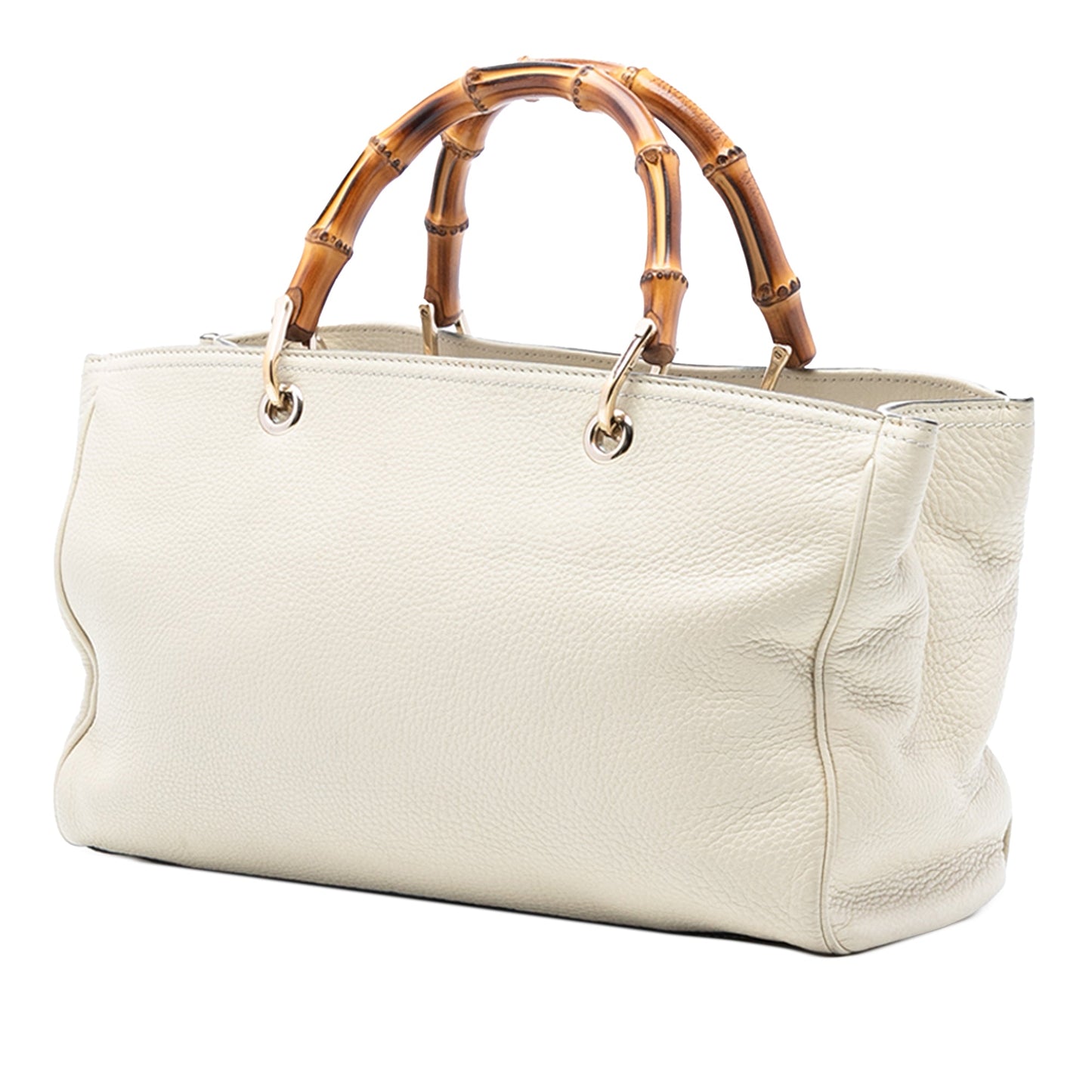 Gucci Medium Calfskin Bamboo Shopper Satchel