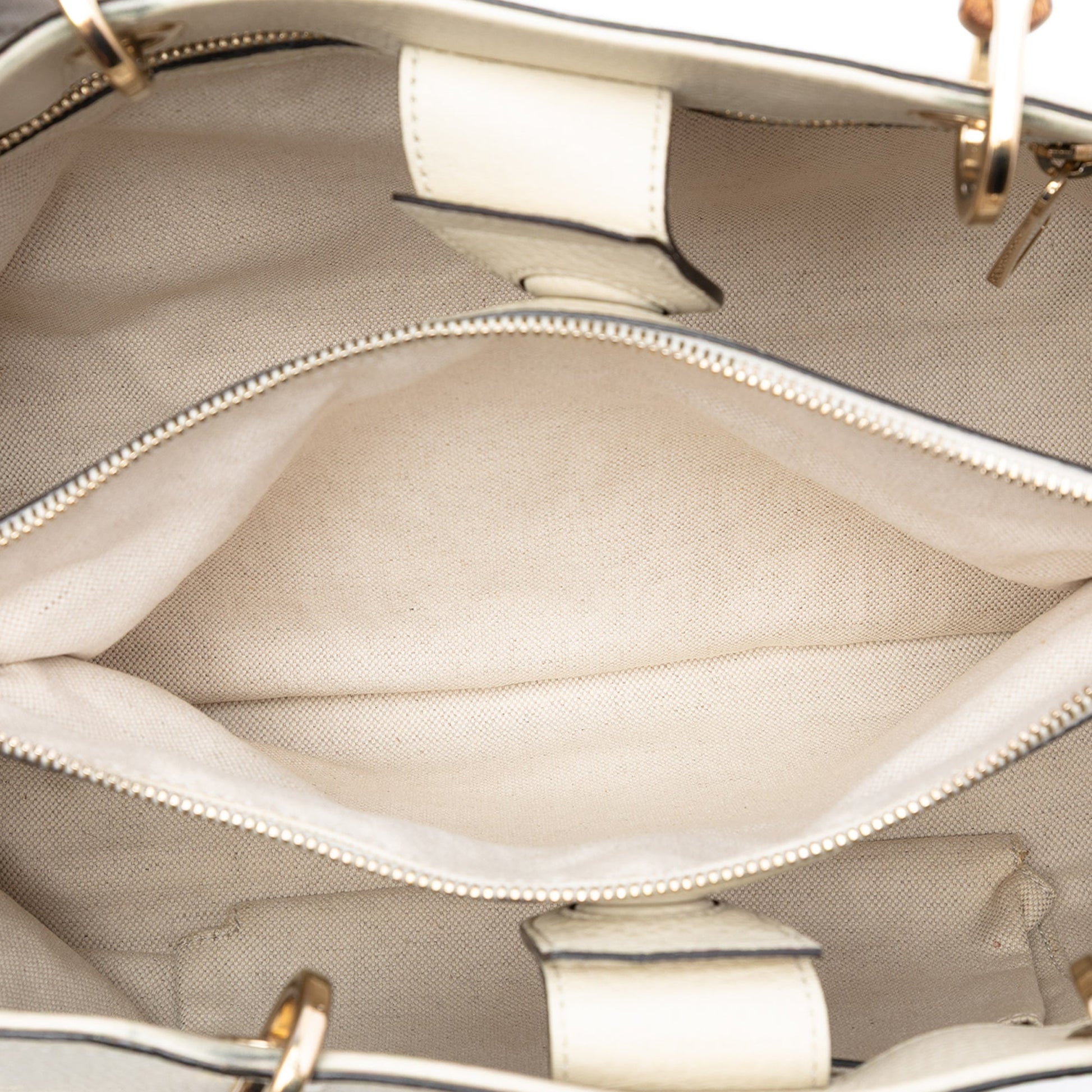 Gucci Medium Calfskin Bamboo Shopper Satchel